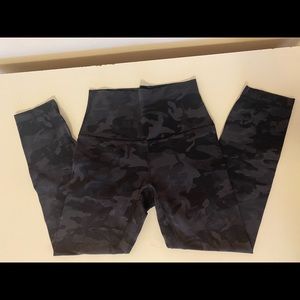 Camo print lululemon leggings